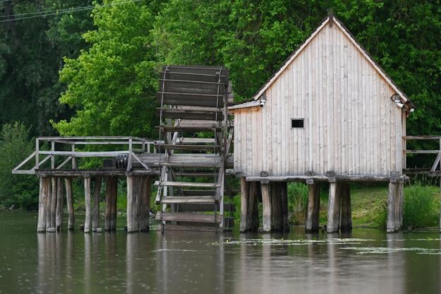 The reopening of the renovated water mill in Tomášikovo.