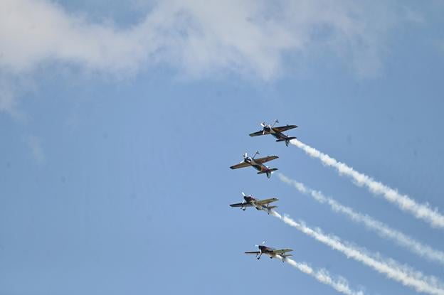 An aerobatic show at a previous edition of the event.