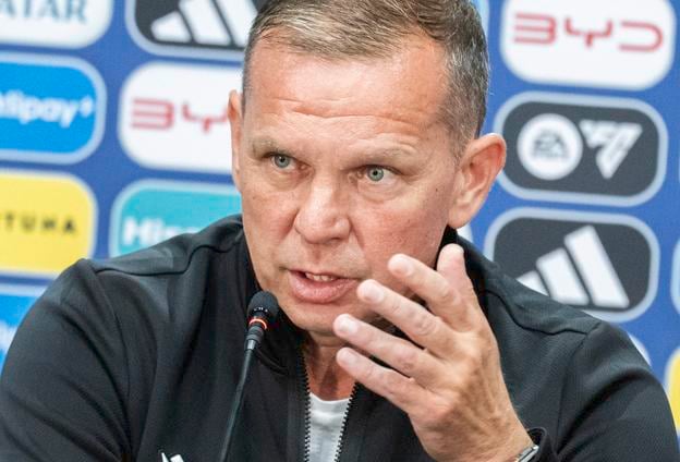 Tréner slovenskej futbalovej reprezentácie do 21 rokov Jaroslav Kentoš.