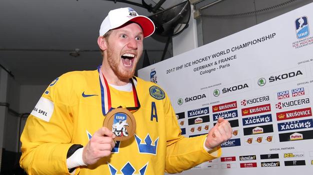 Švéd Gabriel Landeskog má dve zlaté medaily z MS (2013, 2017), teraz zabojuje o olympijské prvenstvo.