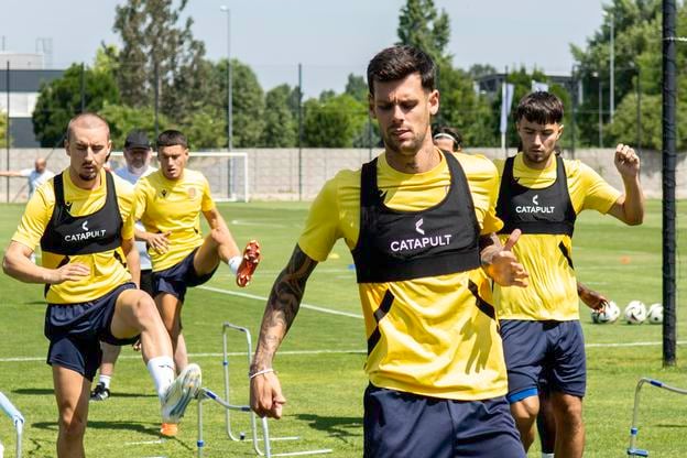 Christián Herc na tréningu DAC.
