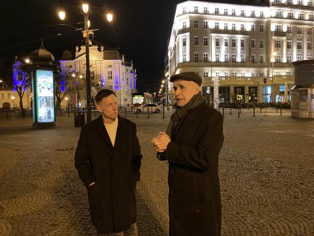 Peter Thiel and Vladimír Palko in February 2025