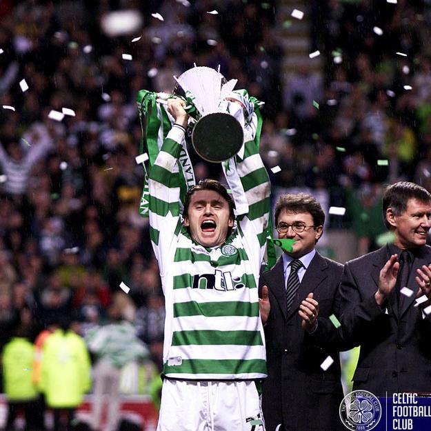 Ľubomír Moravčík sa v drese Celticu tešil z piatich trofejí.