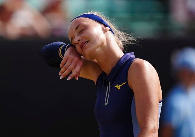 Rebecca Šramková počas semifinále,.