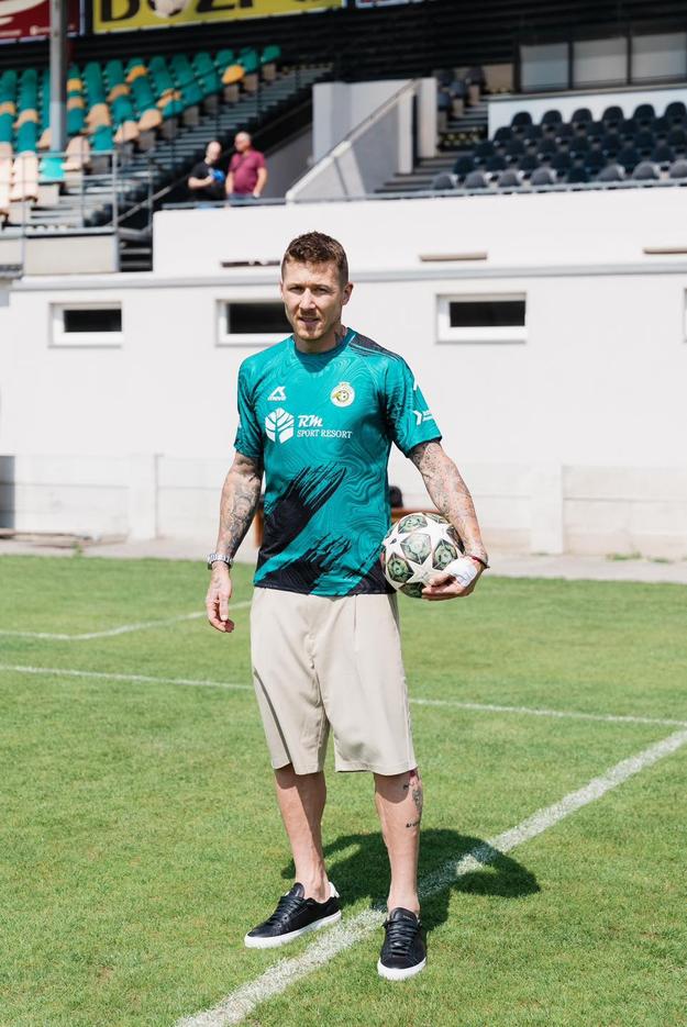 Juraj Kucka už v prievidzskom drese. 