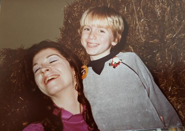 From right: Michael "Bryce" Bunner and his mother, Carol Jane Kasubjak Bunner.