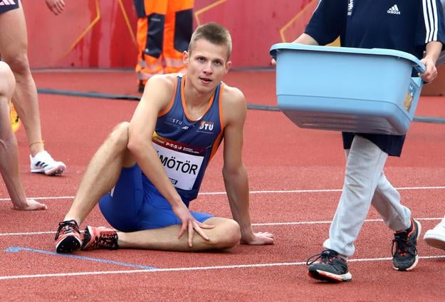 Patrik Dömötör si na 64. ročníku Zlatej tretry zlepšil osobný rekord na 400 metrov prekážok.