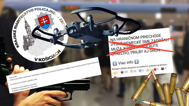 У Telegram-каналі Slovenský medveď поширили фейк про нібито "українця зі зброєю". Зображення логотипа Поліції використане виключно в інформаційних цілях.