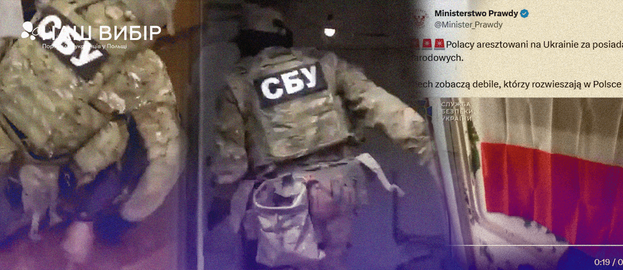 Фейкове відео про нібито затримання поляків СБУ поширюється у мережі