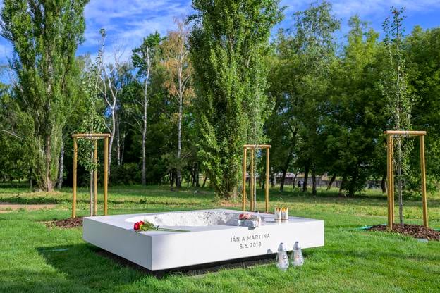 Journalist Ján Kuciak and archaeologist Martina Kušnírová were planning to marry in May 2018, but were murdered in February of that year, because of Kuciak's investigative reporting. A new memorial honouring the wedding that never happened was unveiled on Friday, June 27 in Prešov. As part of a local tradition where newlyweds plant a tree, the monument is shaped like a tree hole that will never be filled. Instead, 15 couples will plant trees around it.