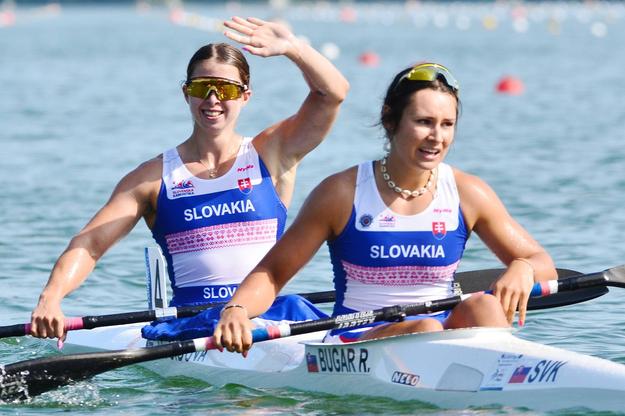 Réka Bugárová (vpredu v lodi) a Bianka Sidová majú nielen zlato z K4, ale aj striebro z olympijskej päťstovky v K2. V tejto disciplíne sa zaskveli neraz už aj v uplynulých rokoch.