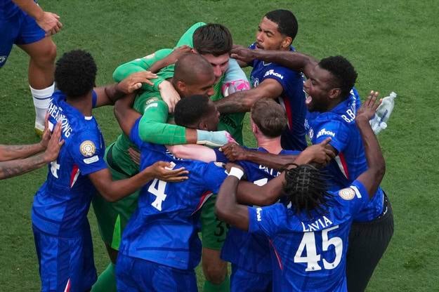 Hráči Chelsea sa tešia po výhre vo finále MS klubov.