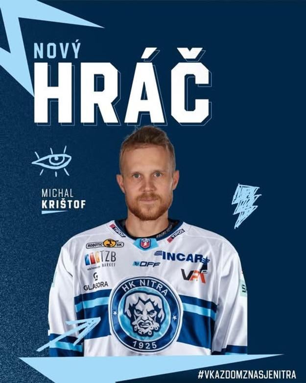 Michal Krištof vo farbách Nitry.