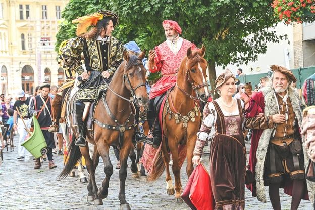 Coronation days in Bratislava.