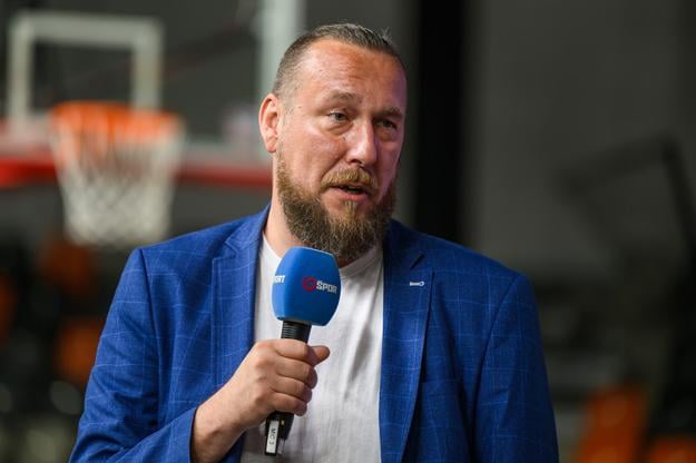 Riaditeľ basketbalového klubu MBK Ružomberok Miroslav Futo počas žrebu nového ročníka basketbalovej ligy.