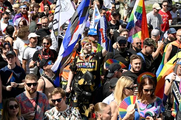 The Rainbow Pride March on Saturday, July 19.