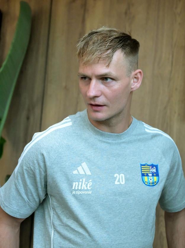 Kapitán FC Košice Ján Krivák.