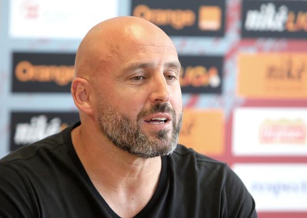 Na snímke generálny manažér FK ŽP Miroslav Poliaček počas brífingu pred štartom novej sezóny futbalového klubu FK Železiarne Podbrezová futbalovej Niké ligy v Podbrezovej 23. júla 2025. 