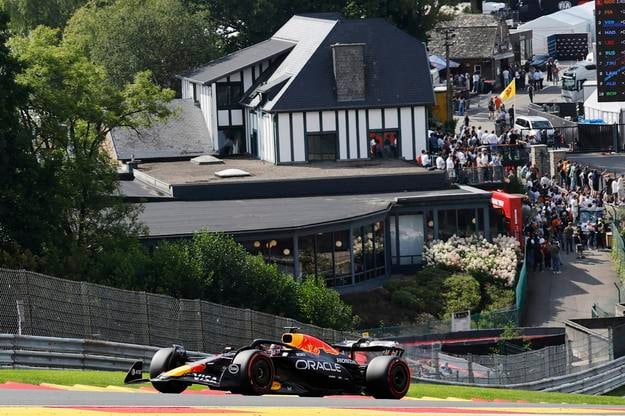 Max Verstappen počas kvalifikácie.