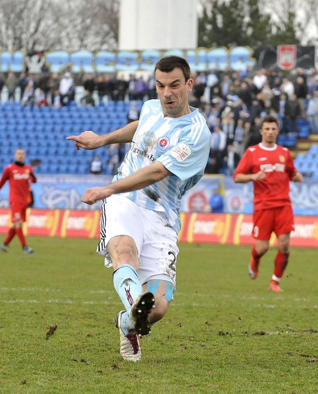 Krešimir Kordič strelil za Slovan päť gólov.