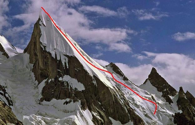 Laila Peak v Karakorame.
