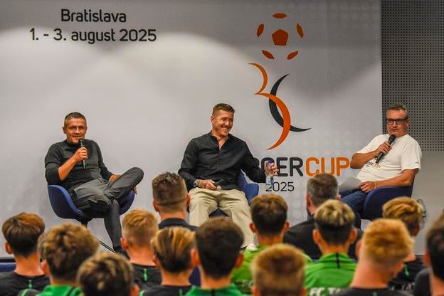 Branislav Jasurek (vľavo), Juraj Kučka (uprostred) a Marcel Forgáč