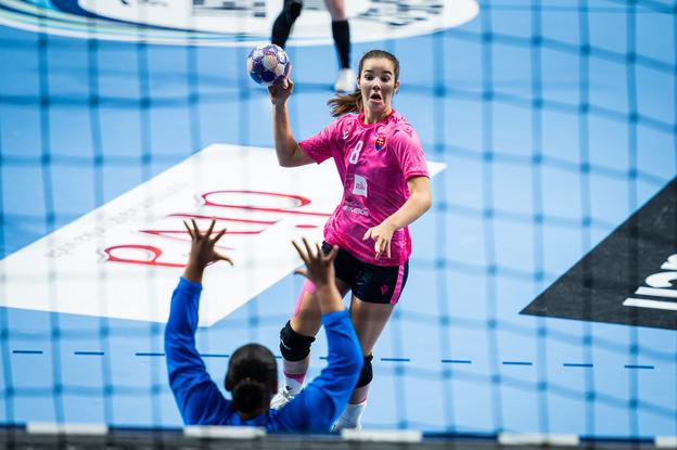Ocenenie pre najlepšiu hráčku zápasu s Dánskom získala autorka 7 slovenských gólov Liliana Gogová.