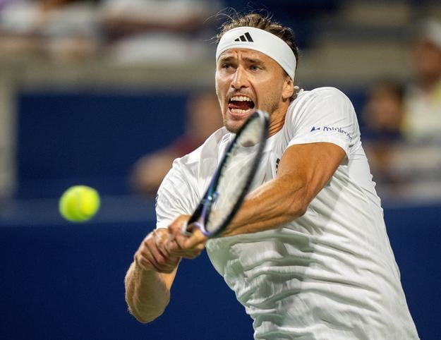 Alexander Zverev na turnaji v Toronte.
