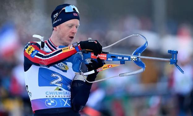 Johannes Thingnes Bö počas biatlonovej kariéry.