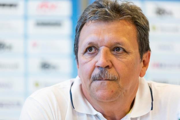 Pavol Streicher počas tlačovej konferencie pred šiestimi rokmi.