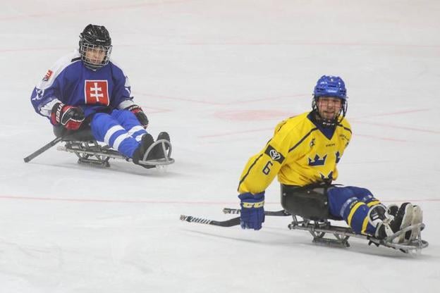 Ema Mária Šimáková v zápase so Švédskom.