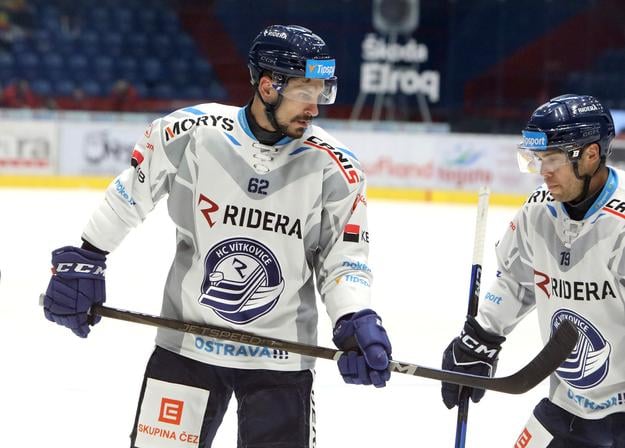 Marek Hrivík (Vítkovice) počas 27. ročníka Memoriálu Pavla Zábojníka HC Vítkovice Ridera - HC MONACObet Banská Bystrica vo Zvolene.