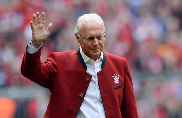 Na archívnej snímke z 14. mája 2016 Franz Beckenbauer.