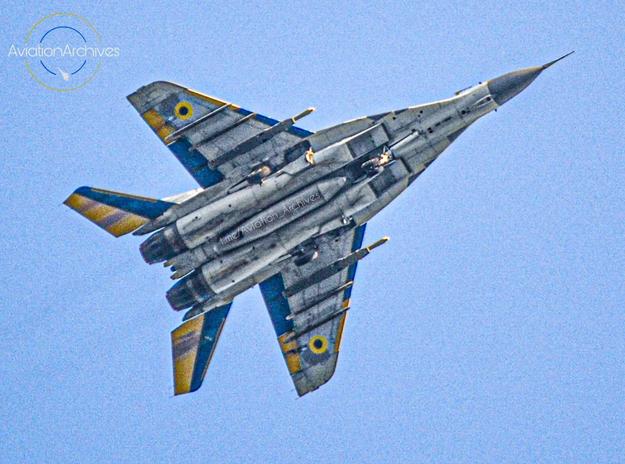 A former Slovak MiG, flown by Ukraine’s 114th Tactical Air Brigade, captured on approach to base after combat in September 2025.