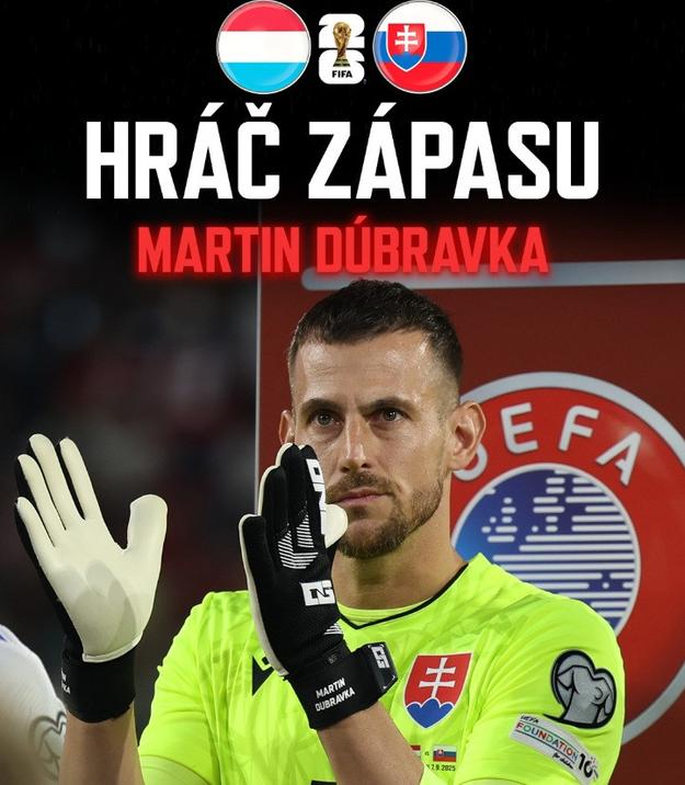 Martin Dúbravka bol napriek jednému zaváhaniu najlepší hráč Slovenska v zápase v Luxembursku.