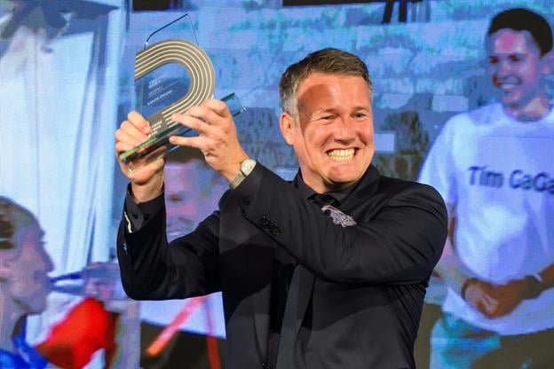 Gajanovej švajčiarsky tréner Louis Heyer, ktorý si vlani na slávnostnom vyhlásení výsledkov ankety Atlét roka 2024 v Bratislave prevzal ocenenie Tréner roka.