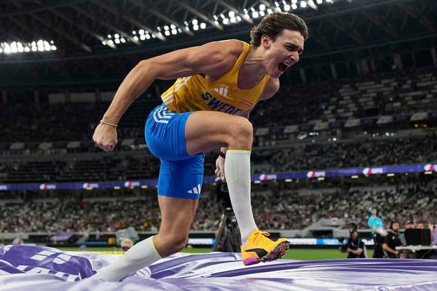 Bezprostredná radosť po svetovom rekorde 630 cm.