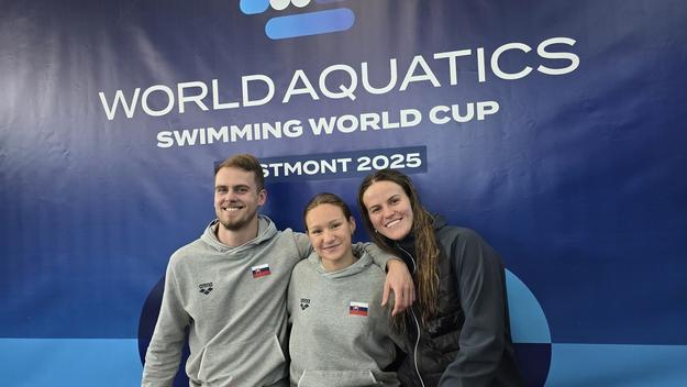 Slovenské trio vo Westmonte: zľava Matej Duša, Karolína Valko a Teresa Ivan.