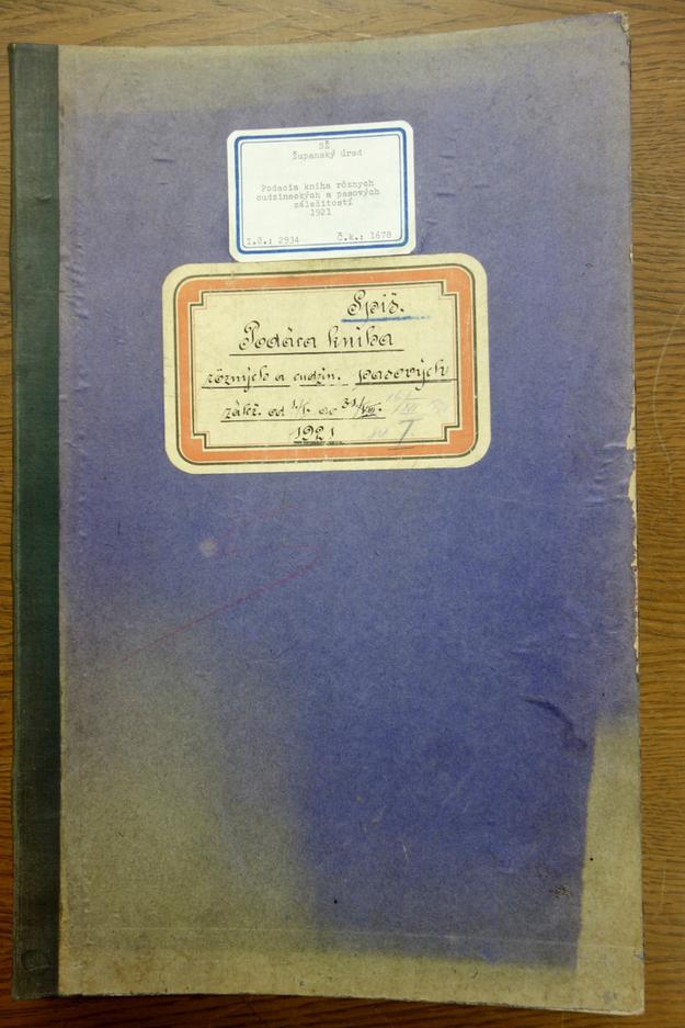 The Levoča archive record source for Zuzana Majláth’s Czechoslovak passport application