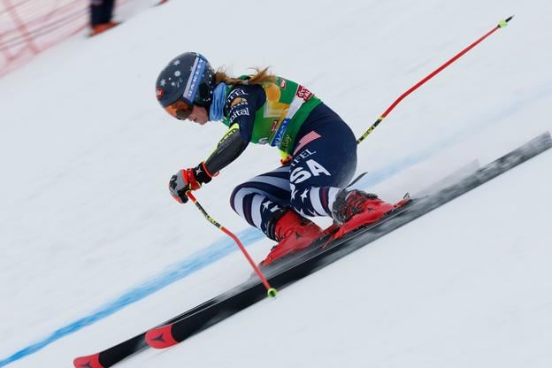 Mikaela Shiffrinová v Söldene.