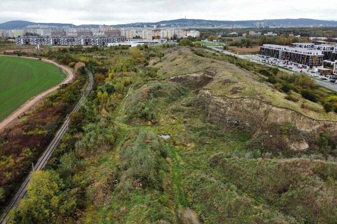 The Petržalka Hill has started to disapear. 