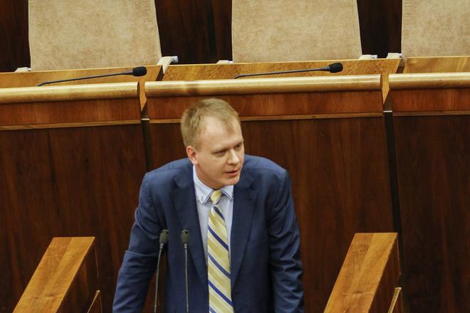 Miroslav Beblavý in parliament
