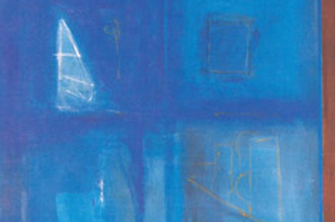 Quatre estances, acryl on canvas, by Ráfols-Casamada.