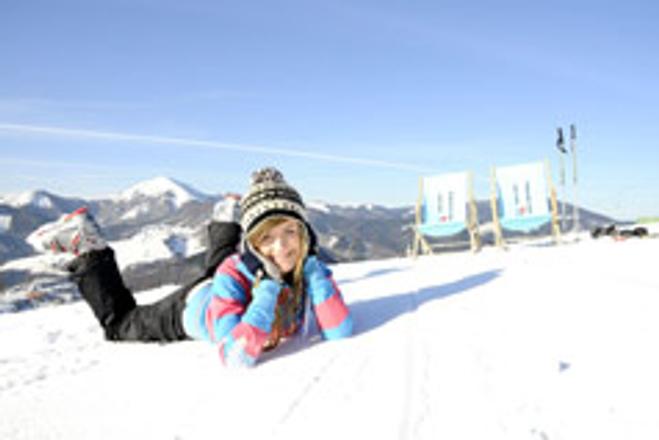 Spring-like temperatures prevailed in many ski resorts in mid February.