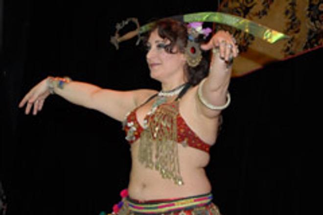 Bri Hurley showed her strength and femininity in the sabre dance.