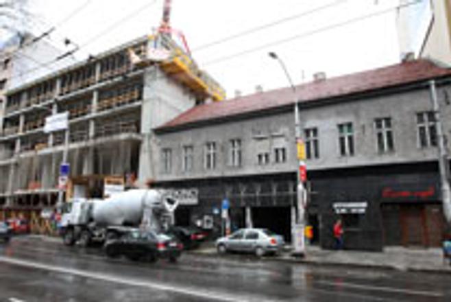The Hviezda cinema awaits demolition.