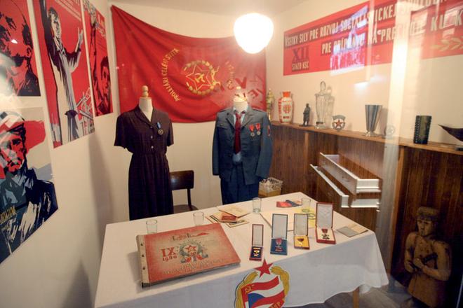 The exhibition also recalls Slovakia’s Communist past.