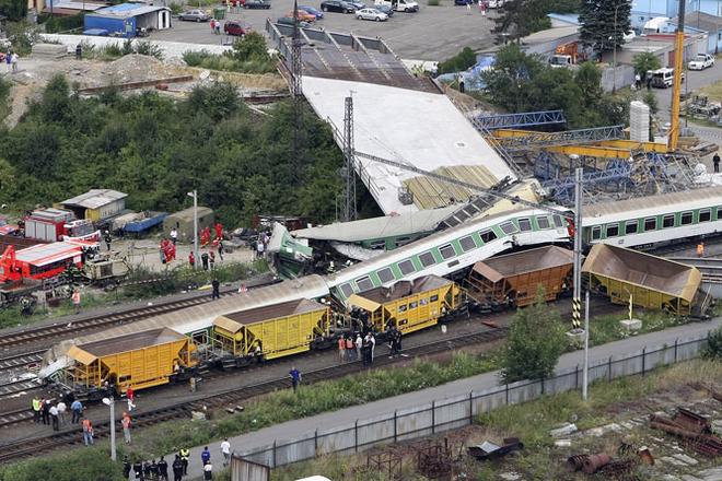The train crash in Studénka, the Czech Republic, took a death toll of seven.