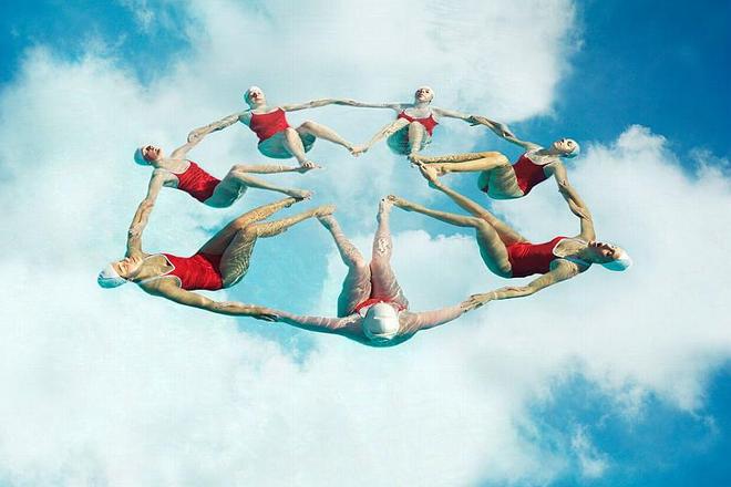 In the Sky, digital print by Heidi Wexelsen Goksoyr