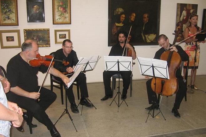 The project is a mix of music and fine art.
